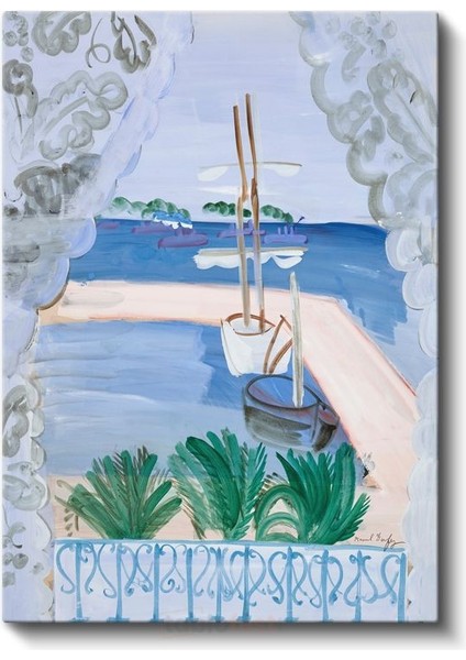 Henri Matisse - Akdeniz Limanı Kanvas Tablo fiyatları