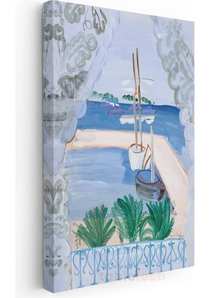 Henri Matisse - Akdeniz Limanı Kanvas Tablo modelleri