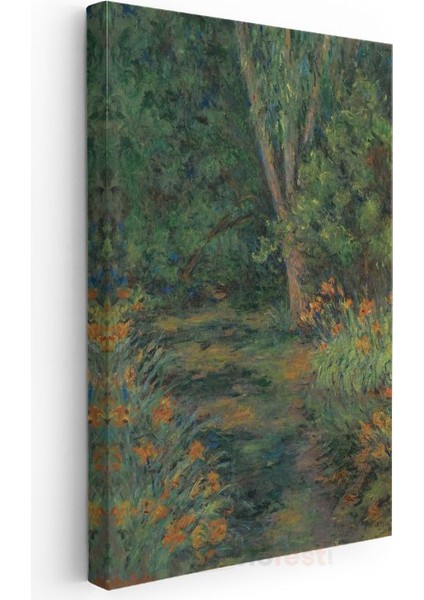 Claude Monet - Bahçe Patikası Kanvas Tablo