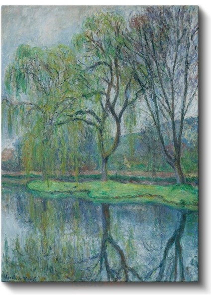Claude Monet - Söğütlerin Yansıması Kanvas Tablo