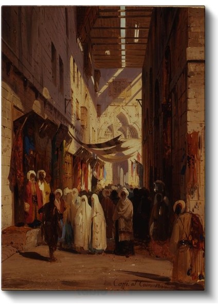 Jean-Léon Gérôme - Doğu Çarşısı Kanvas Tablo fiyatları