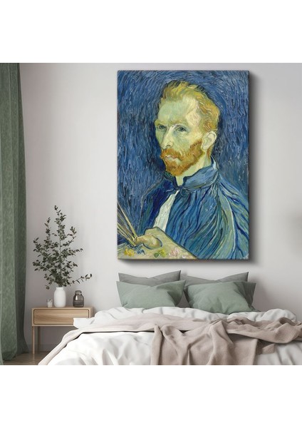 Vincent Van Gogh - Mavi Otoportre Kanvas Tablo