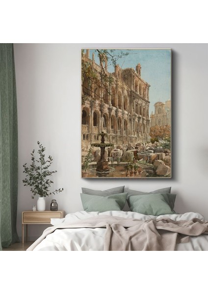 Richard Parkes Bonington - Roma Harabeleri Kanvas Tablo