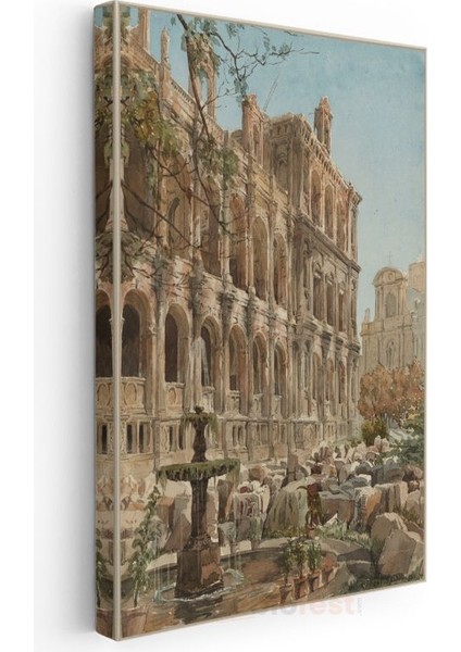 Richard Parkes Bonington - Roma Harabeleri Kanvas Tablo modelleri