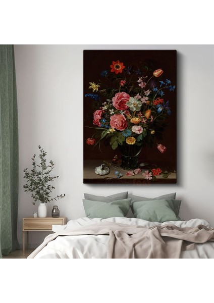 Jan Davidsz De Heem - Çiçek Buketi Kanvas Tablo