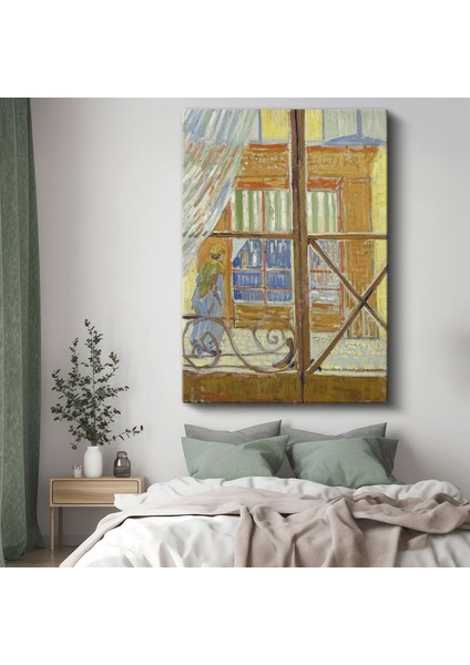 Vincent Van Gogh - Pencereden Görünüm Kanvas Tablo