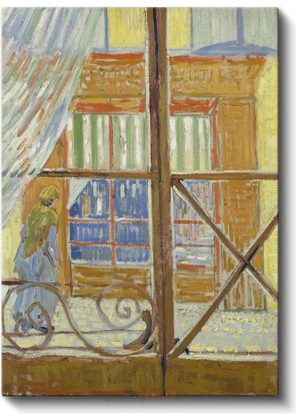 Vincent Van Gogh - Pencereden Görünüm Kanvas Tablo