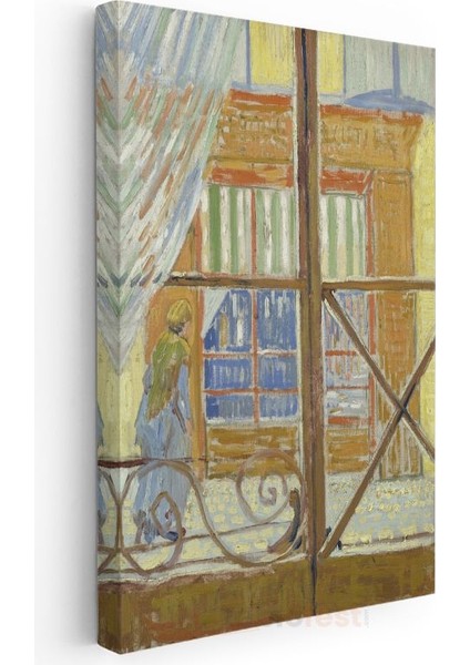 Vincent Van Gogh - Pencereden Görünüm Kanvas Tablo