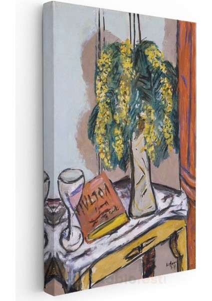 Henri Matisse - Mimoza Vazosu Kanvas Tablo modelleri