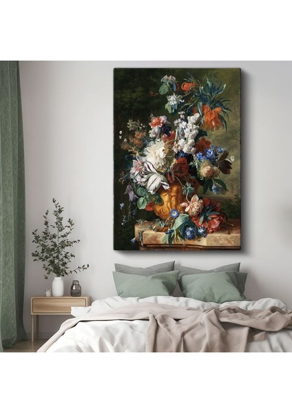 Jan Van Huysum - Çiçek Kompozisyonu Kanvas Tablo