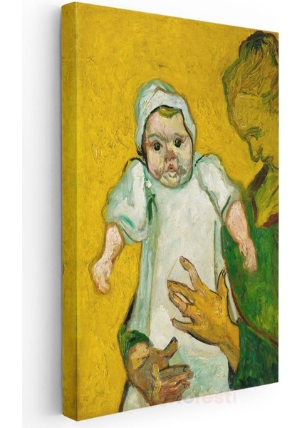 Vincent Van Gogh - Marcelle Roulin ile Madam Augustine Roulin Kanvas Tablo