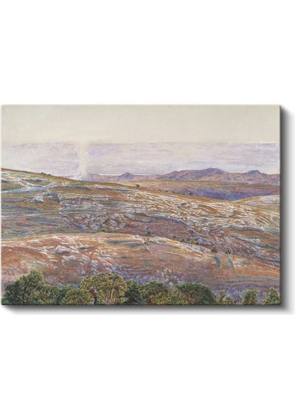 William Holman Hunt - Tepeler ve Vadiler Kanvas Tablo