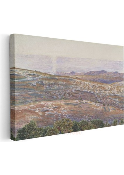 William Holman Hunt - Tepeler ve Vadiler Kanvas Tablo
