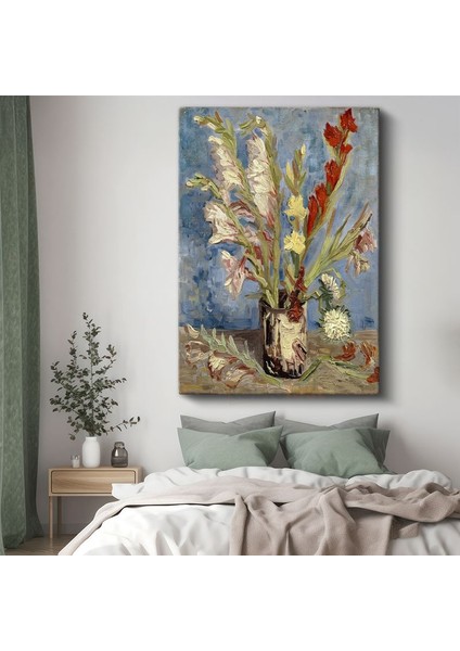 Vincent Van Gogh - Vazoda Glayöller Kanvas Tablo