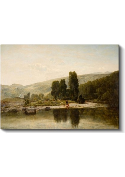 John Constable - Nehir Kenarı Kanvas Tablo