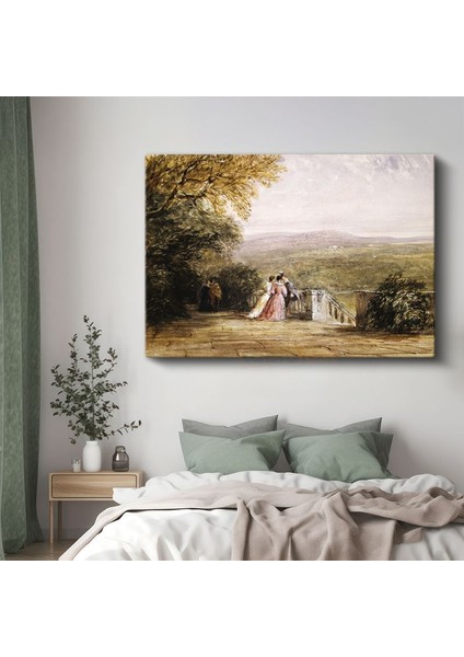 J.m.w. Turner - Terastan Manzara Kanvas Tablo