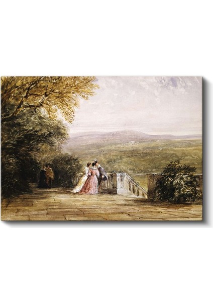 J.m.w. Turner - Terastan Manzara Kanvas Tablo fiyatları