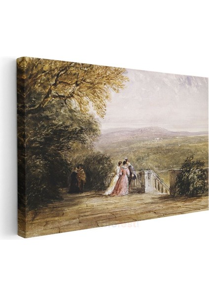 J.m.w. Turner - Terastan Manzara Kanvas Tablo modelleri