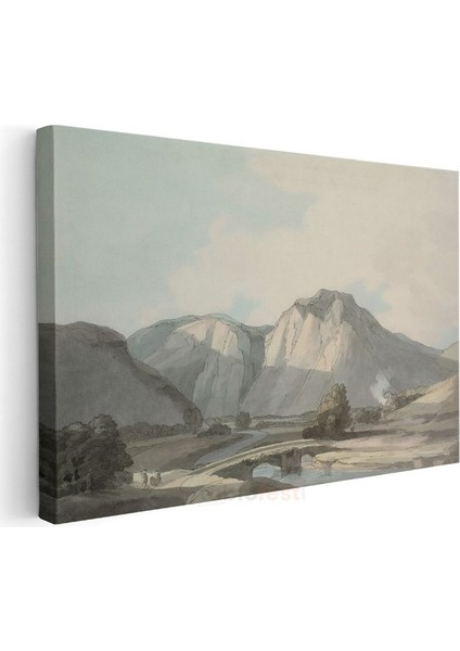 John Constable - Dağ Vadisi Kanvas Tablo