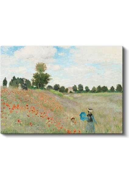 Claude Monet - Gelincik Tarlası Kanvas Tablo fiyatları