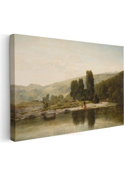 John Constable - Nehir Kenarı Kanvas Tablo