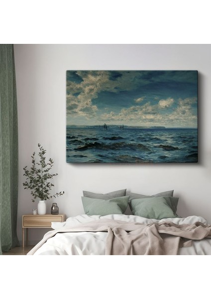 Claude Monet - Açık Deniz Manzarası Kanvas Tablo