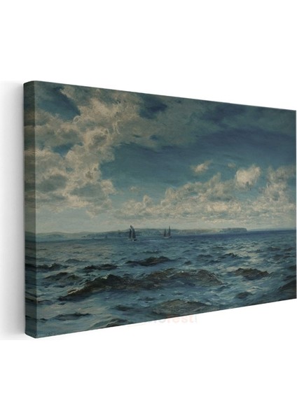 Claude Monet - Açık Deniz Manzarası Kanvas Tablo
