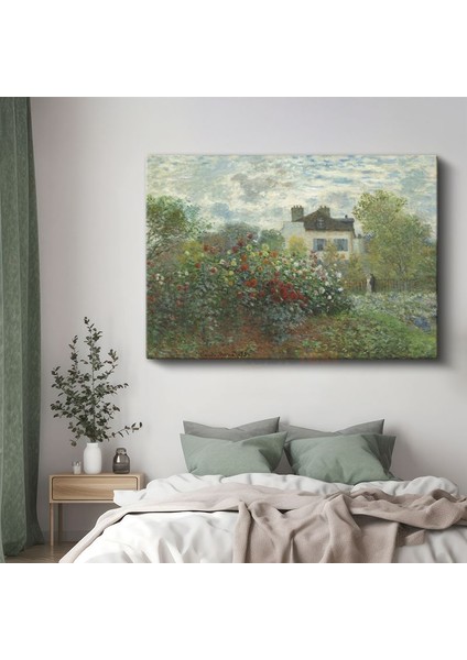Claude Monet - Sanatçının Bahçesi Kanvas Tablo