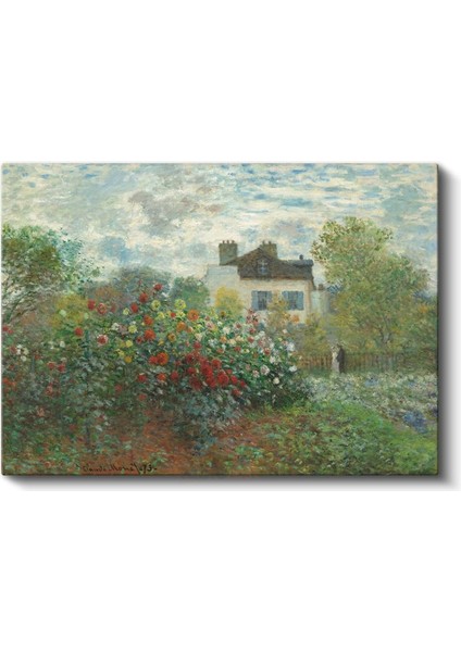 Claude Monet - Sanatçının Bahçesi Kanvas Tablo