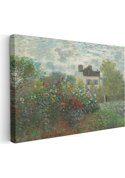 Claude Monet - Sanatçının Bahçesi Kanvas Tablo