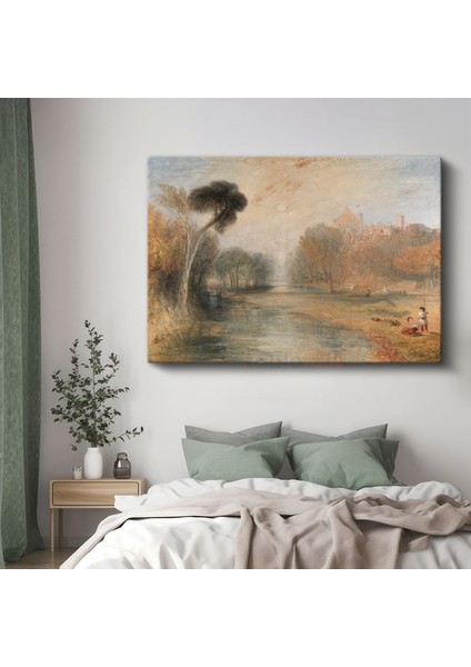 J.m.w. Turner - Nehir Manzarası Kanvas Tablo