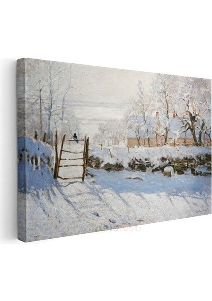 Claude Monet - Saksağan Kanvas Tablo modelleri