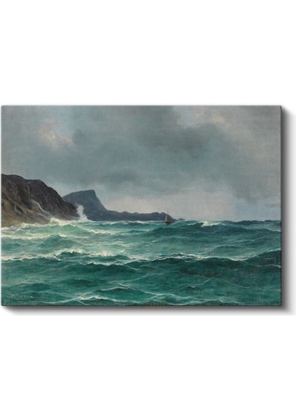 Ivan Aivazovsky - Fırtınalı Deniz Kanvas Tablo