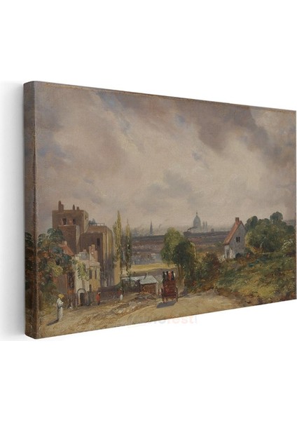 John Constable - Londra Manzarası Kanvas Tablo modelleri