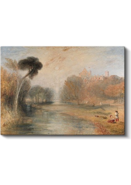 J.m.w. Turner - Nehir Manzarası Kanvas Tablo