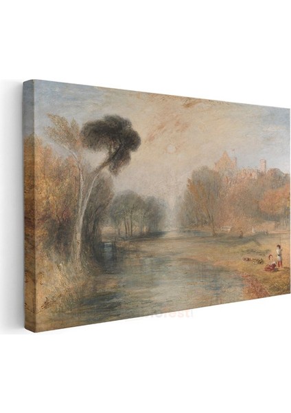 J.m.w. Turner - Nehir Manzarası Kanvas Tablo