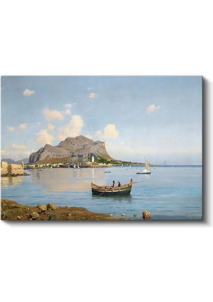 Alessandro Magnasco - Palermo Körfezi Manzarası Kanvas Tablo fiyatları