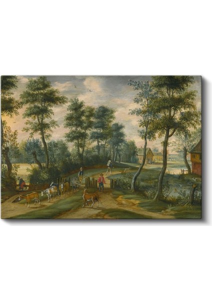 Jan Brueghel - Kırsal Manzara Kanvas Tablo fiyatları