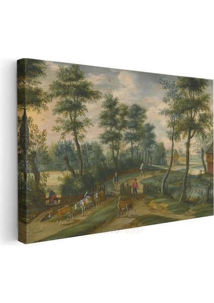 Jan Brueghel - Kırsal Manzara Kanvas Tablo modelleri
