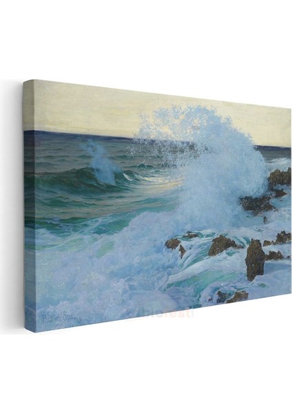 Frederick Judd Waugh - Dalgaların Dansı Kanvas Tablo modelleri