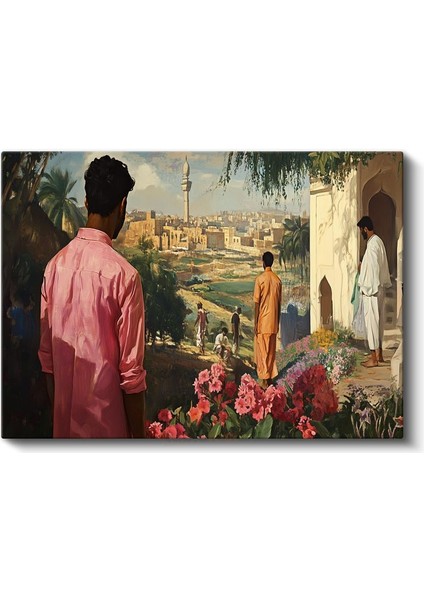 Jean-Léon Gérôme - Doğu Manzarası Kanvas Tablo