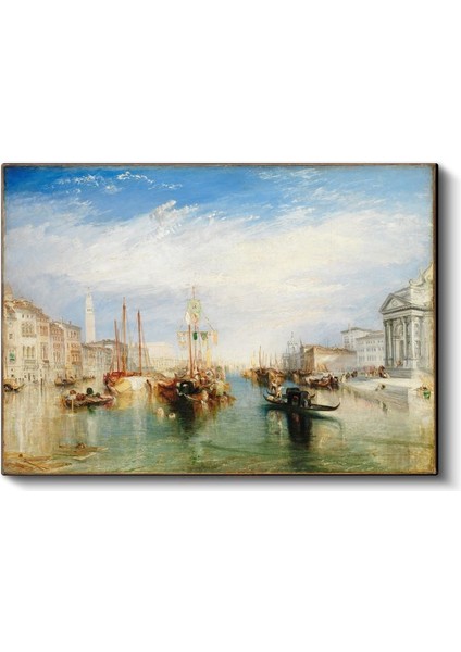 J.m.w. Turner - Venice, The Dogana And San Giorgio Maggiore Kanvas Tablo fiyatları