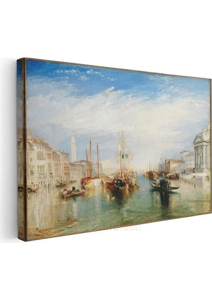 J.m.w. Turner - Venice, The Dogana And San Giorgio Maggiore Kanvas Tablo modelleri
