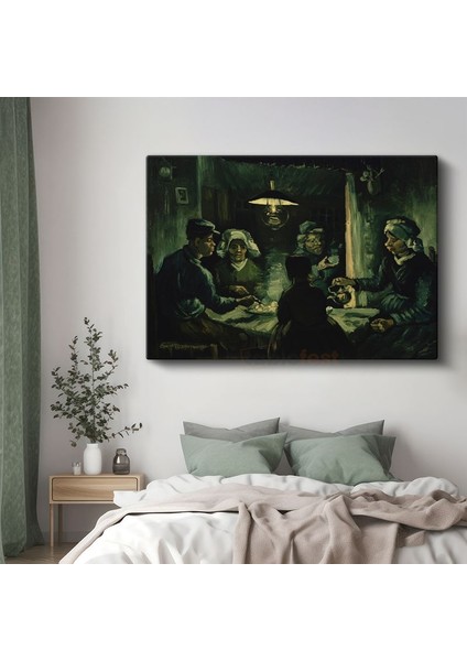 Vincent Van Gogh - Patates Yiyenler Kanvas Tablo