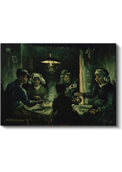 Vincent Van Gogh - Patates Yiyenler Kanvas Tablo fiyatları