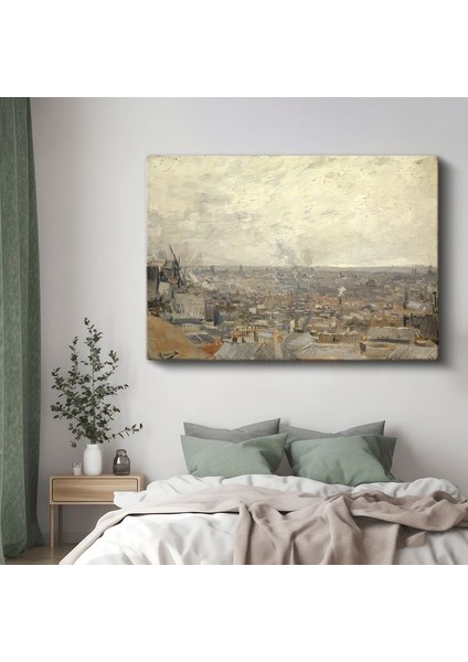 Vincent Van Gogh - Paris Manzarası Kanvas Tablo