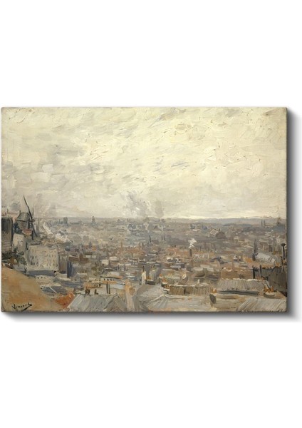 Vincent Van Gogh - Paris Manzarası Kanvas Tablo fiyatları