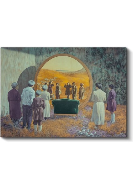 René Magritte - Belleğin Penceresi Kanvas Tablo fiyatları