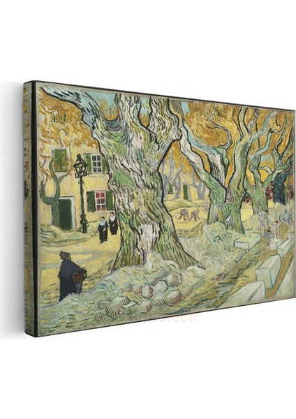 Vincent Van Gogh - Yol Işçileri Kanvas Tablo