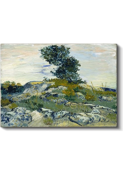 Vincent Van Gogh - Kayalık Manzara Kanvas Tablo fiyatları